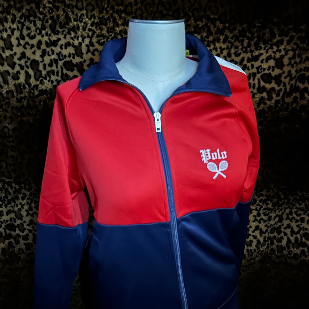Polo by Ralph Lauren Varsity Jacket Red and Blue